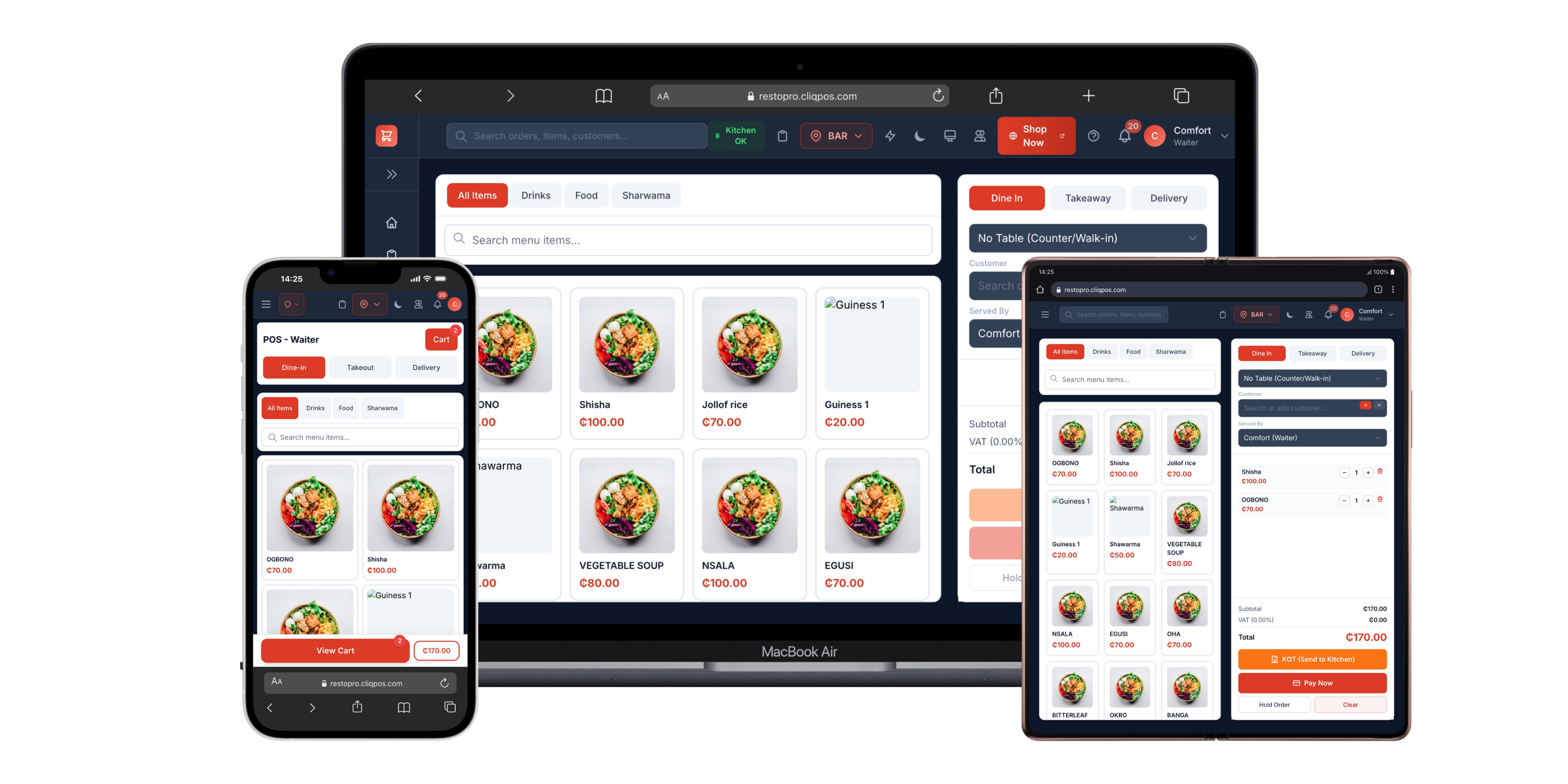 RestoPro Dashboard